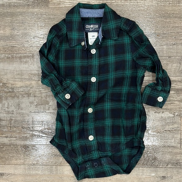 OshKosh onesie Plaid - Picture 1 of 1